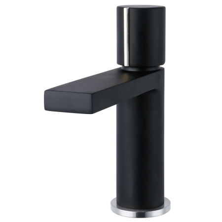 Vantara Orbit Mono Basin Mixer with Waste in Black