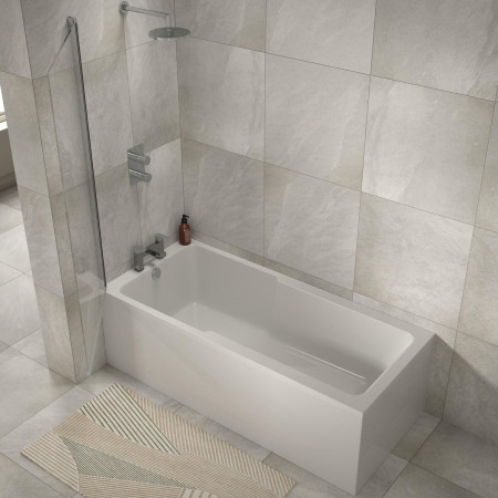 VAION1775 Vantara Ion 1700 x 750mm Single Ended Shower Bath Lifestyle