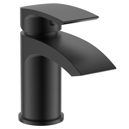 Vantara Nebula Mini Mono Basin Mixer with Waste in Black