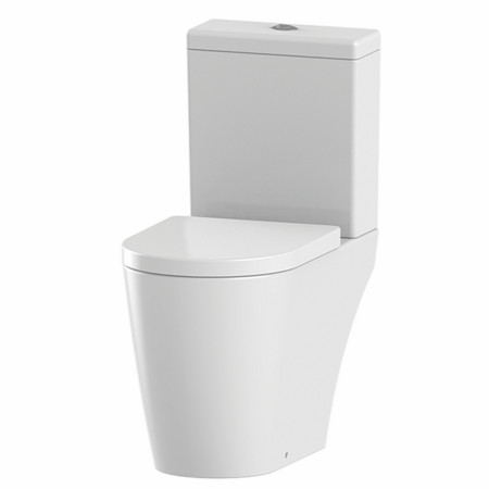 Vantara Refresh Rimless Close Coupled Open Back WC and Seat