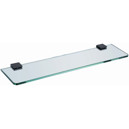 Vantara Zenith 500mm Glass Shelf in Black