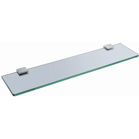Vantara Zenith 500mm Glass Shelf in Chrome