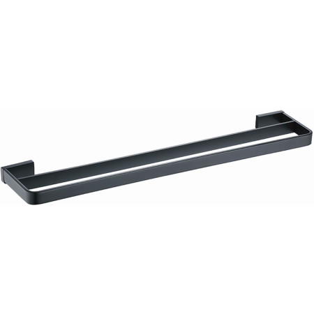 Vantara Zenith Double Towel Rail in Black