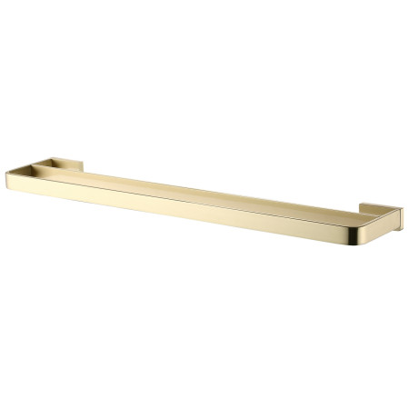 Vantara Zenith Double Towel Rail in Brushed Brass