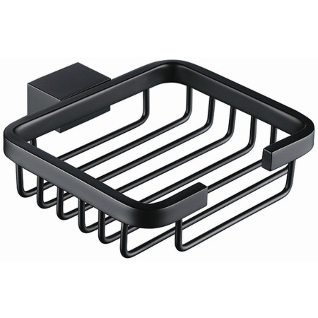 Vantara Zenith Soap Basket in Black