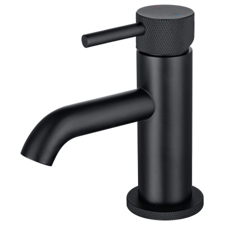 Vantara Comet Mini Mono Basin Mixer with Waste in Black