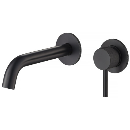 Vantara Comet Wall Mounted Basin Mixer in Black
