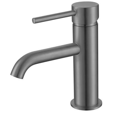 Vantara Fortune Mini Mono Basin Mixer with Waste in Gunmetal Grey