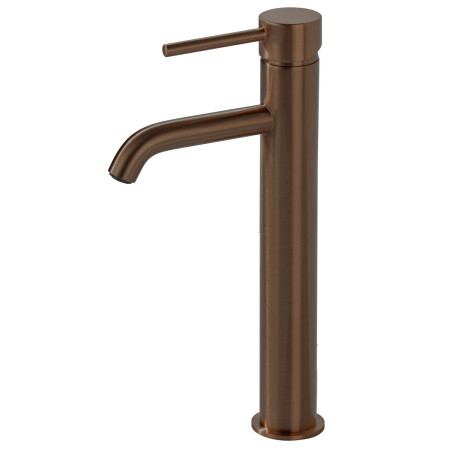 Vantara Fortune Tall Mono Basin Mixer in Brushed Bronze
