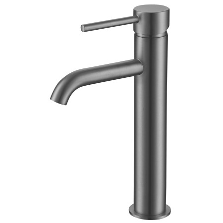 Vantara Fortune Tall Mono Basin Mixer in Gunmetal Grey