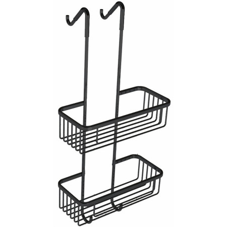Vantara Rectangular Shower Basket in Black