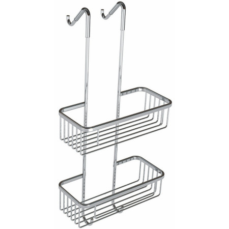 Vantara Rectangular Shower Basket in Chrome