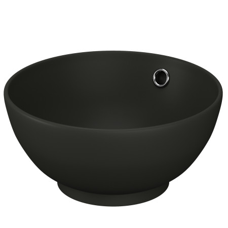 Vantara Mars 380mm Matt Black Countertop Basin