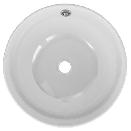 VAMAR38W Vantara Mars 380mm White Countertop Basin Top View