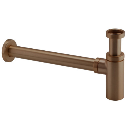 Vantara Round Bottle Trap in Brushed Bronze
