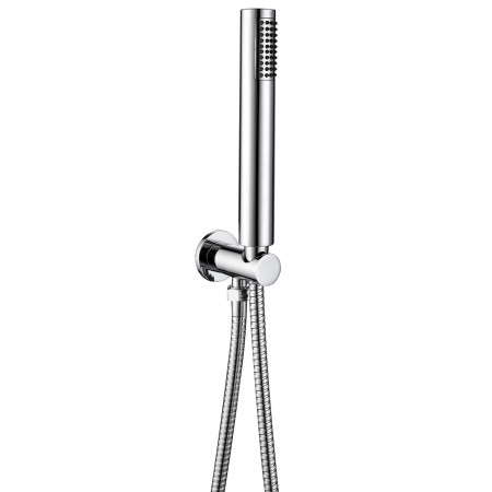 Vantara Round Shower Handset and Wall Bracket in Chrome