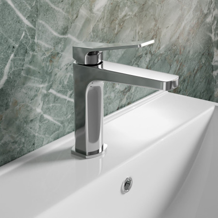 VAASC01C Vantara Ascent Mono Basin Mixer with Waste in Chrome Lifestyle