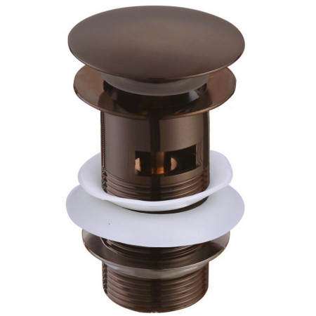 Vantara Slotted Sprung Basin Waste in Brushed Bronze