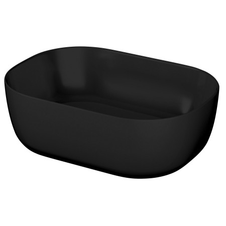 Vantara Saturn 455mm Matt Black Countertop Basin
