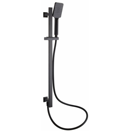 Vantara Stellar Square Slide Rail Kit with Wall Elbow in Black