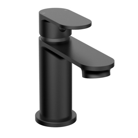 Vantara Ray Mini Mono Basin Mixer with Waste in Black