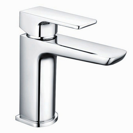 Vantara Warp Mini Mono Basin Mixer with Waste in Chrome