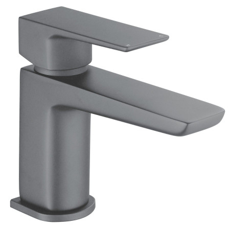 Vantara Warp Mono Basin Mixer with Waste in Gunmetal Grey
