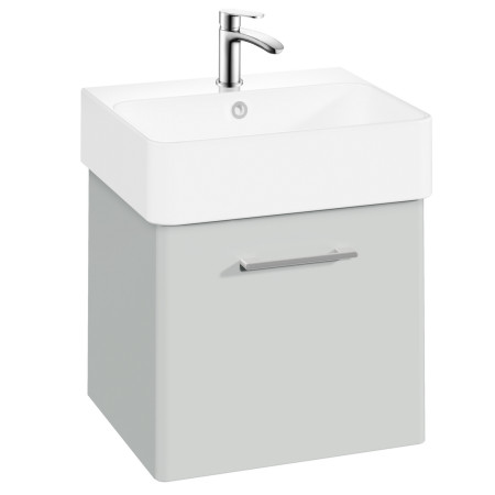 Vantara Order 500mm Wall Hung Vanity Unit and Basin in Light Matt Grey