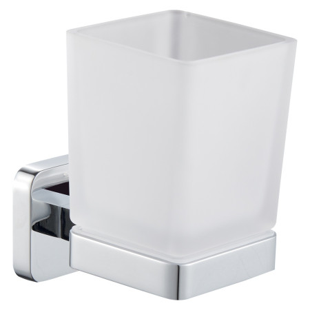 Trisen Chrome Glass Tumbler Holder