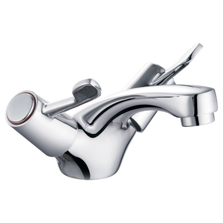 TTR-LEV07 Trisen Chrome Two Handle Lever Basin Mixer with Waste