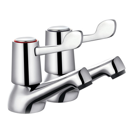 Trisen Chrome Two Lever Bath Taps