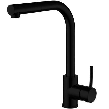 Trisen Era Black Single Lever Pull Out Kitchen Tap