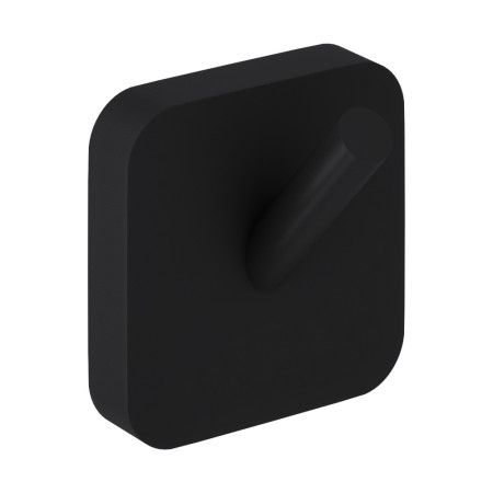 Trisen Matt Black Single Robe Hook