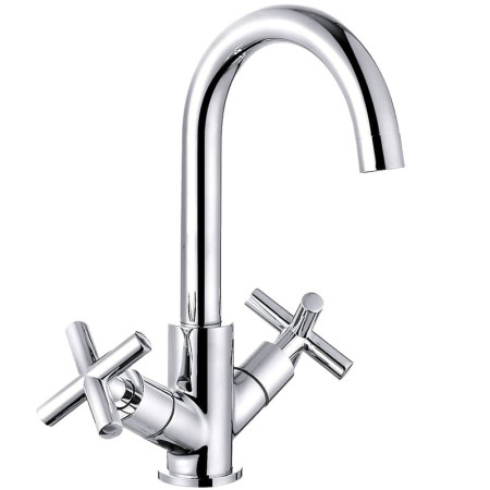 Trisen Prose Chrome Two Cross Handle Kitchen Tap