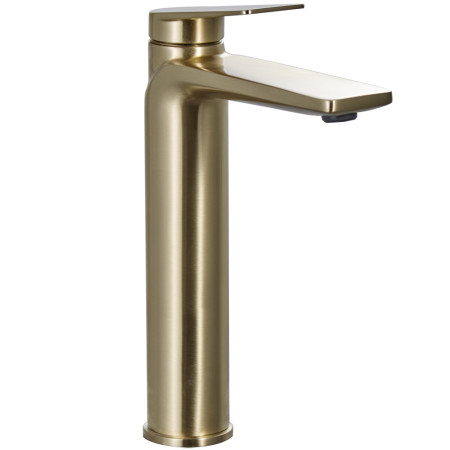 TT872 Trisen Roveri Brushed Brass Tall Basin Mixer