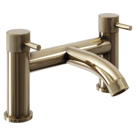 TT771 Trisen Verdura Brushed Brass Bath Filler