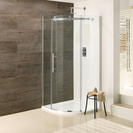 Vanguard Chrome 800mm Quadrant Shower Enclosure
