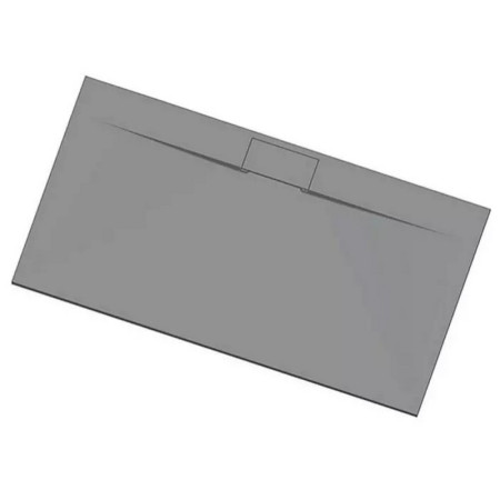 VES20090G Veloce Uno 2000 x 900mm Grey Rectangular Shower Tray (1)