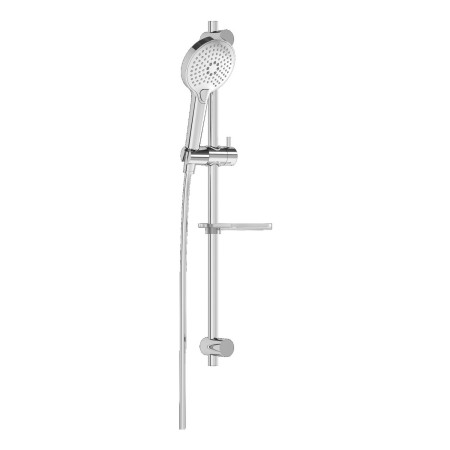 VitrA Bliss Chrome Slide Rail Kit with Three Function Handset
