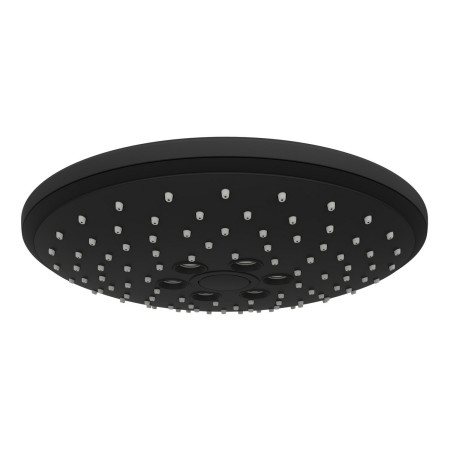 VitrA Bliss Matt Black Round 240mm Two Function Fixed Shower Head