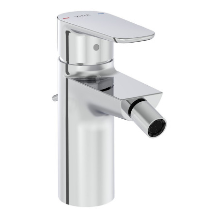 VitrA Flow Soft Chrome Bidet Mixer with Waste