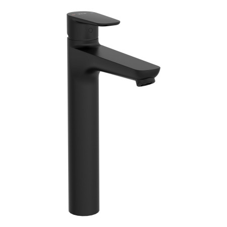 VitrA Flow Soft Matt Black Tall Basin Mixer
