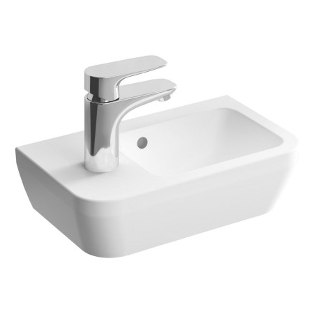 7090L003-0028 VitrA Integra 370mm Left Hand 1TH Wall Hung Cloakroom Basin