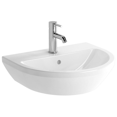 VitrA Integra 550mm 1TH Round Wall Hung Basin