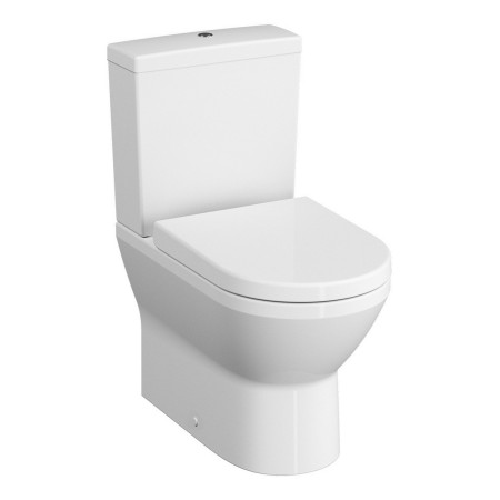 VitrA Integra Round Close Coupled Back to Wall Rimless WC Pan and Seat