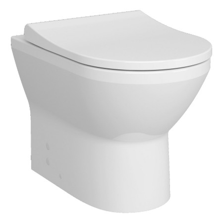 VitrA Integra Round Rimless Back to Wall WC Pan and Seat