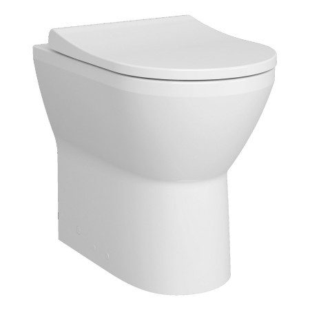 VitrA Integra Round Rimless Comfort Height Back to Wall WC Pan and Seat