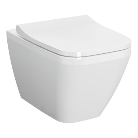 VitrA Integra Square Hidden Fix Wall Hung WC Pan and Seat