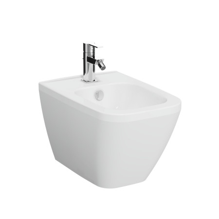VitrA Integra Square Wall Hung White Bidet