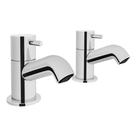 VitrA Minimax S Bath Pillar Taps in Chrome